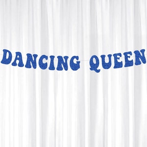 Dancing Queen Banner, Disco Theme, 1970&#39;s Disco Bachelorette