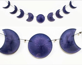 Moon Phase Wall Hanging, Phases of the Moon, Moon Phase Art, Next Day Shipping!