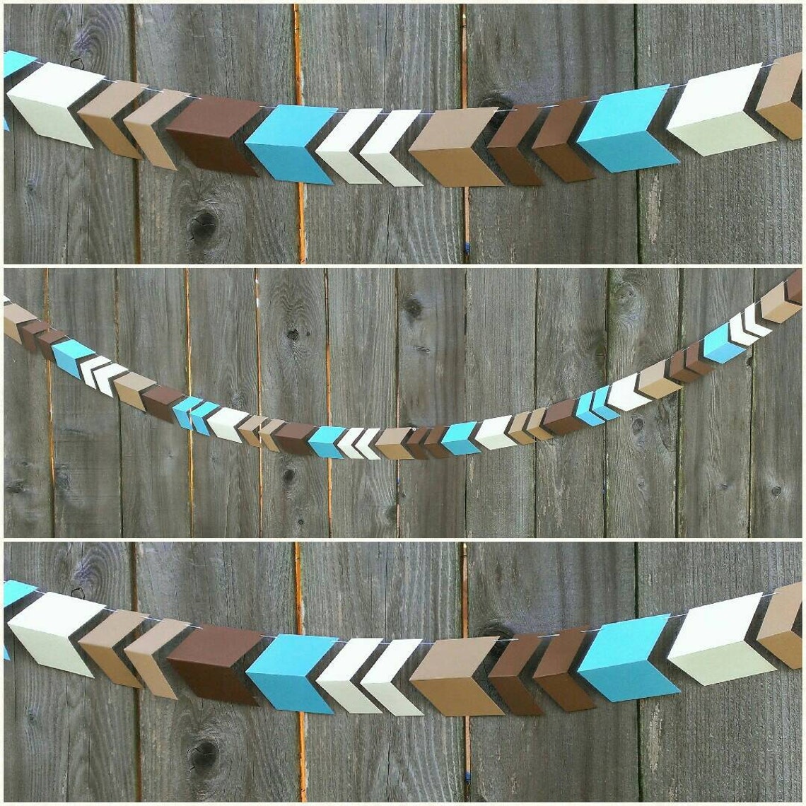 Paper Arrow Garland Aztec Tribal Bohemian Etsy