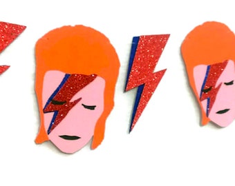 Ziggy Stardust Party, David Bowie Party Banner, Rockstar Party, 70's Glam Party Decor