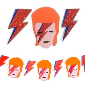 Ziggy Stardust Party, David Bowie Party Banner, Rockstar Party, 70's Glam Party Decor