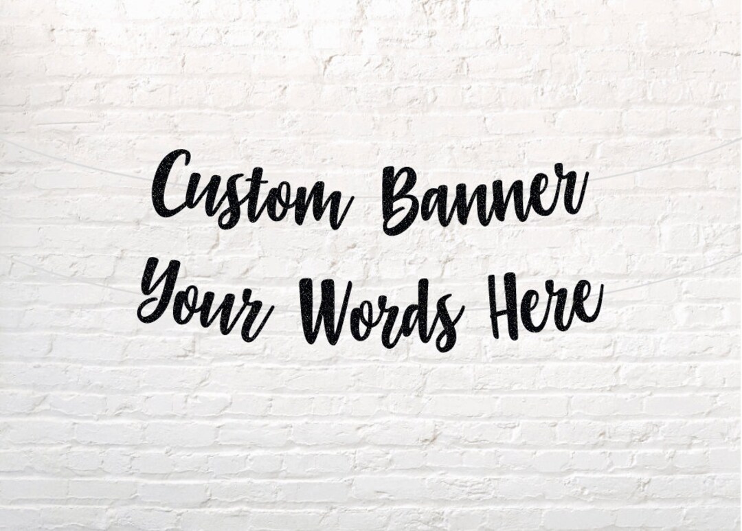 Custom Banner Personalized Banner Wedding Hashtag Hashtag Etsy