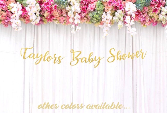Baby Shower Banner Custom Name Banner Sprinkle Banner Baby Shower Banner Mother To Be By Carismatic Designs Catch My Party