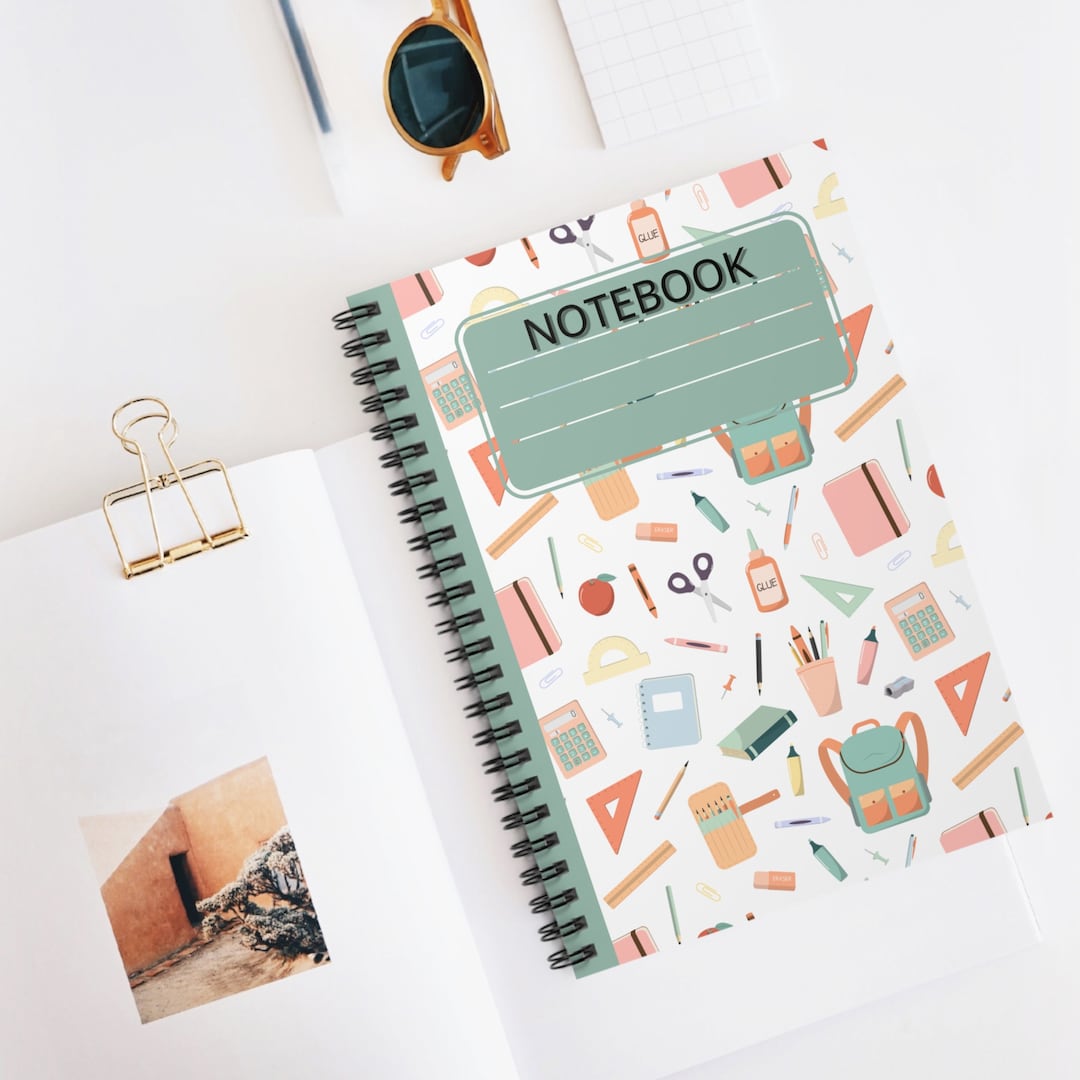 School Spiral Notebook Back to School Best Gift Perfect Gift Spiral ...