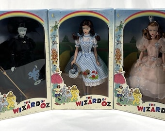 Barbie The Wizard of Oz Lot Glinda Good Witch/Dorothy/Wicked Witch Mattel
