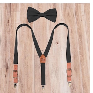 Groomsmen Gift Groomsmen Suspenders for Best Man Gift Grooms Suspenders Wedding Suspenders Genuine Leather Suspenders Wedding Suspender Gift