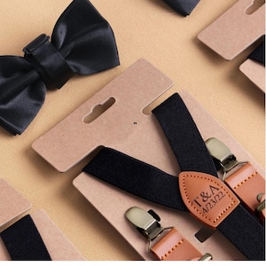 Groomsmen Gift Groomsmen Suspenders for Best Man Gift Grooms Suspenders Wedding Suspenders Genuine Leather Suspenders Wedding Suspender Gift