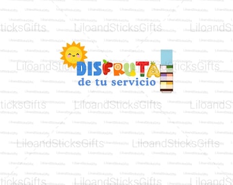 JW Spanish Stickers | calcomanía  - disfruta de tu servicio