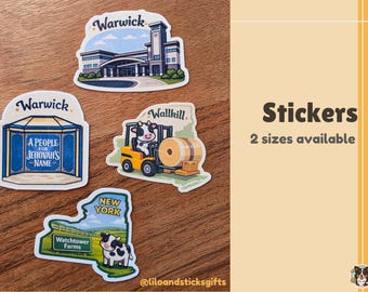 JW Sticker | Calcomanía | Bethel - Warwick, Wallkill, Watchtower Farms, Patterson, Fishkill