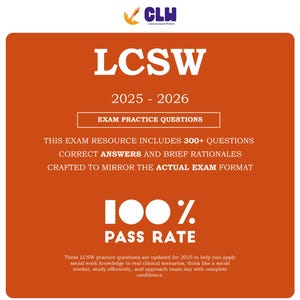 2025 LCSW Exam Practice Questions Study Guide