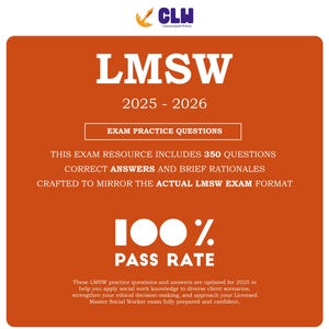 LMSW Exam Prep 2025: 300+ Practice Questions & Answers (Digital Download)