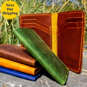Tarjetero personalizado, billetera para hombre, billetera grabada, billetera para padrinos de boda, billetera de cuero, billetera personalizada, regalo para novio, regalo de aniversario para él