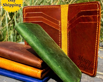 Personalized Card Holder ,Mens Wallet,Engraved Wallet,Groomsmen Wallet,Leather Wallet,Custom Wallet,Boyfriend Gift,Anniversary Gift for Him
