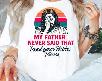 Funny Christian T-Shirt | Retro Jesus Graphic, Believer Humor