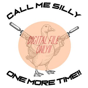 Silly Goose .PNG Download | Funny Goose Art Print | Quirky Bird Wall Art | Instant Download Printable | Perfect Gift for Animal Lovers