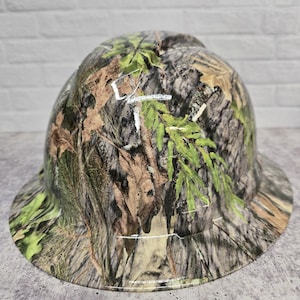 Obsession Camo Custom Hydro Dipped Full Brim Hard Hat, Helmet