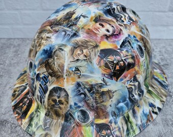 Custom Hydro-Dipped Pyramex Ridgeline Hard Hat - 'Dirty Hands Clean Money' Design - White