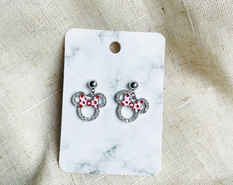 Minnie Mouse earrings
