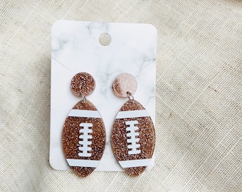 Football  earrings