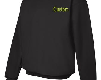 Felpa ricamata personalizzata - Felpa per papà - Felpa per mamma - Felpa con cappuccio ricamata personalizzata - Maglione universitario - Felpa con cappuccio in stile college