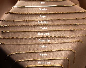 18k gouden unisex kettingarmband, dunne schakelarmband, 4-9 inch schakelarmband, alledaagse eenvoudige gouden ketting, minimalistische kettingen voor vrouwen
