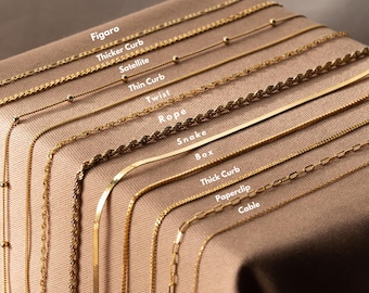 18k Gold Kettenhalskette, Satelliten Kette, Herringbone Kette, Panzerkette, Kabel Kette, Schmuck für den täglichen Gebrauch für Frauen Kette Halskette für Sie