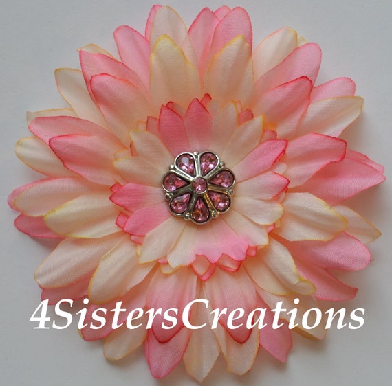 Hot Pink Daisy Rhinestone Necklace /& Bracelet Set fits American Girl Doll
