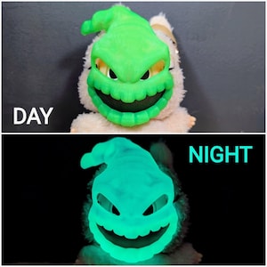 Glow in the Dark Scary Ogie Labubu Mask