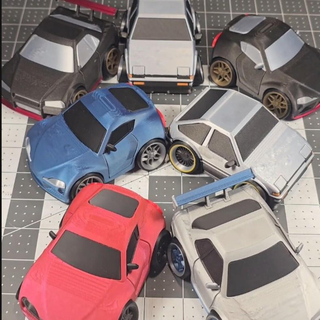 Chibi Style Mini Racer – Custom 3D Printed Performance Car (4 Inch) - Etsy