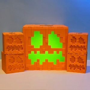 Jack-o&#39;-Lantern Light | Tealight Candle | Minecraft-Inspired