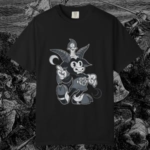 Satanic Mickey Tee - Etsy
