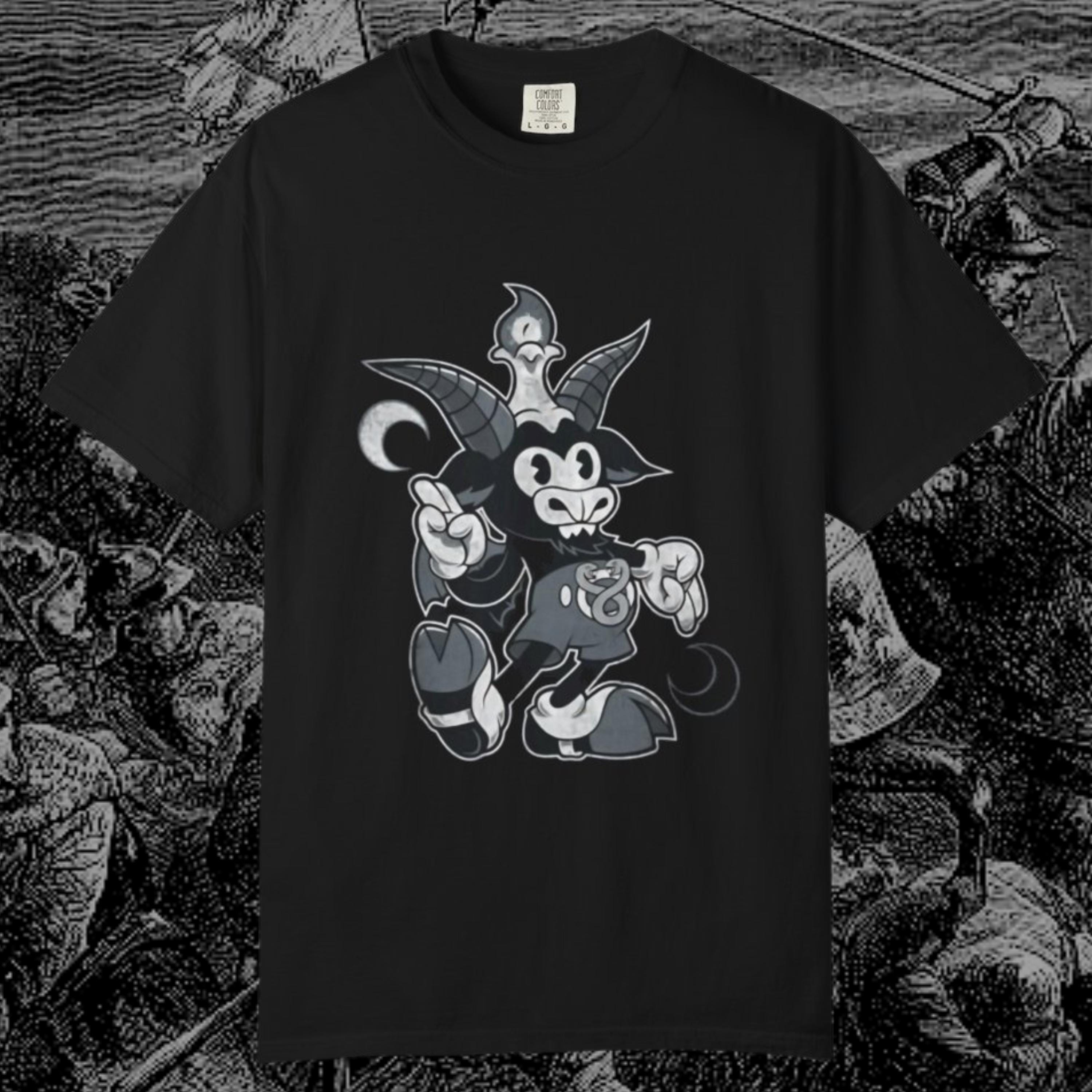 トップス vintage mickey satan design track jersey Satanic Mickey Tee - Etsy