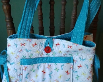 Quilted Butterfly Purse