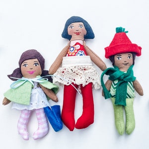 MADE-TO-ORDER Dolls, Custom Dollhouse Doll Family 1:12 scale image 9