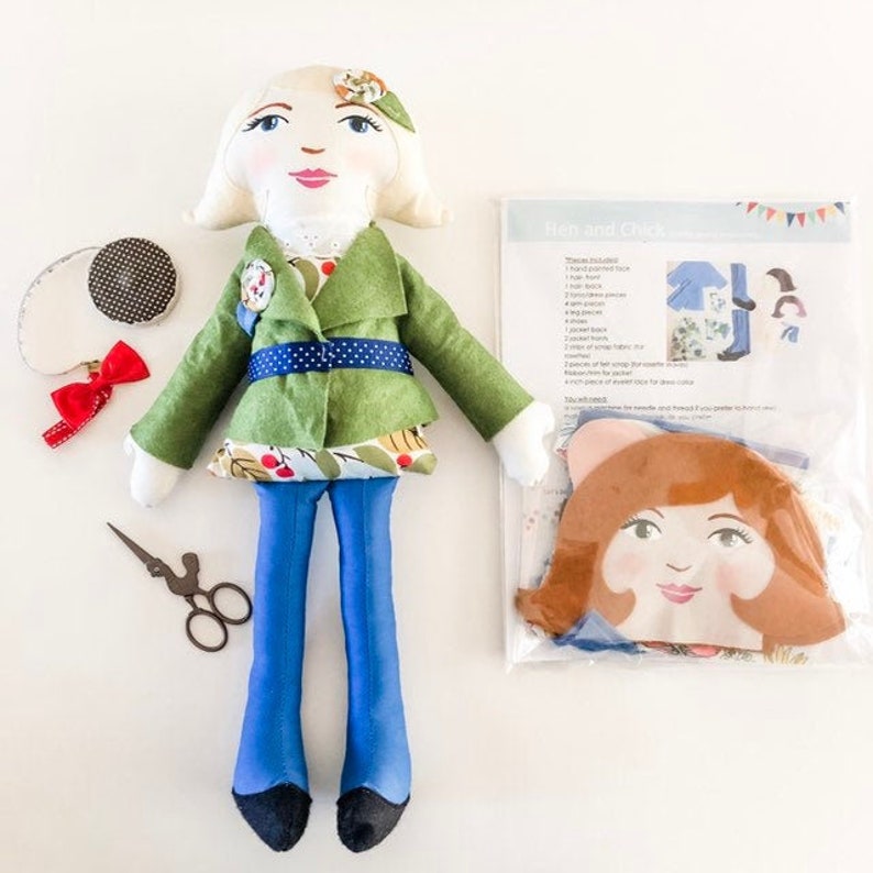 Personalizable Doll Kit DIY Custom Toy Kit Doll making kit Etsy