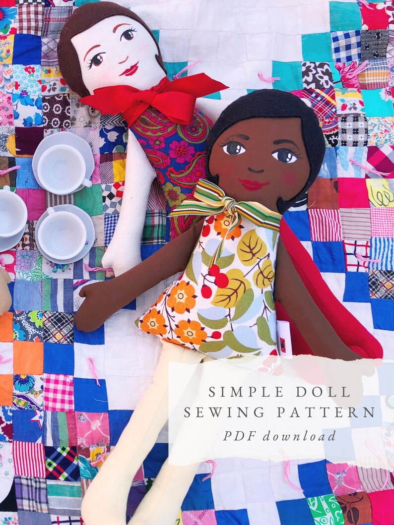 Ragdoll Sewing Pattern for New Sewist: 18-inch Cloth Doll (PDF Pattern ...