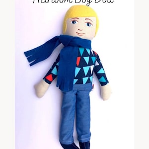 Sewing Pattern for Boy Doll