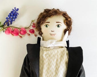 Custom Mr Darcy, Jane Austen Gentleman  Art Doll