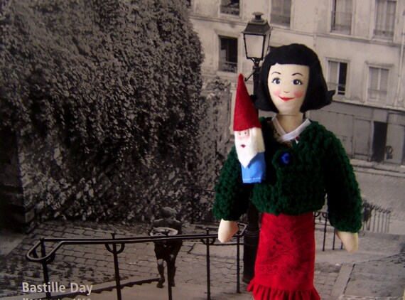 Amelie Doll With Garden Gnome Finger 