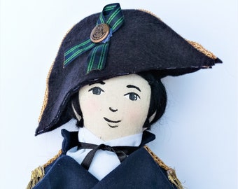Custom Jane Austen Gentleman Mr Darcy, Captain Wentworth Art Doll