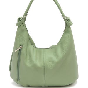 Soft green leather bag for women,shoulder bag,big green leather tote,green leather bag,shoulder bag,work bag,daily bag,premium leather tote