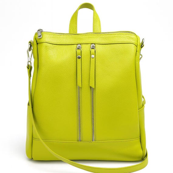 Convertible 2 in 1 Backpack for Women,stylish Genuine  display picture 3