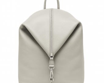 Ivan Troy Sama Gray Women\'s Italian Leather Shoulder Bag Outdoor Backpack Ivan Troy Jami Gray Women main image 3