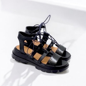 Black sandal boots,Handmade Sandals,Platform Leather,adjustable straps,Black leather shoes,Buckle sandals,summer shoes for women,unique gift