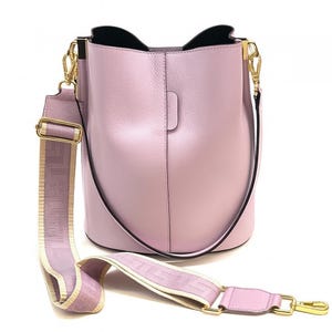 Luxury handbags for women,Lavender leather handbag,Genuine leather tote,Designer bag,Crossbody purse,Trendy leather purses,Purple leather