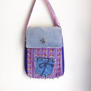 Handmade Purse, Eclectic Bohemian Style Handbag, One Of A King Shoulder Bag, Unique Purse, Patchwork Style Fabric Purse, Unique Fabrics