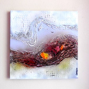 Original painting &quot;Stormy Weather&quot;, Modern abstract, contemporary and collectible art, original textured mixed media art