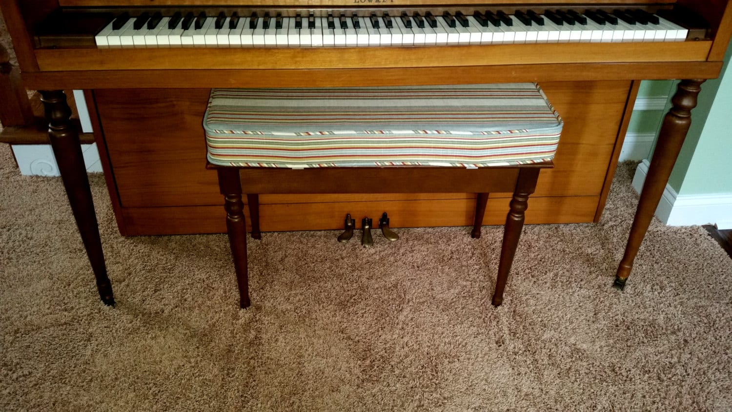 Piano bench 2024 seat covers