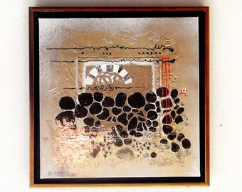 Original Acrylic Textured Painting...Nature Inspired Art...Contemporary Painting...Modern Art Abstract..."Spring" Textured Collectible Art