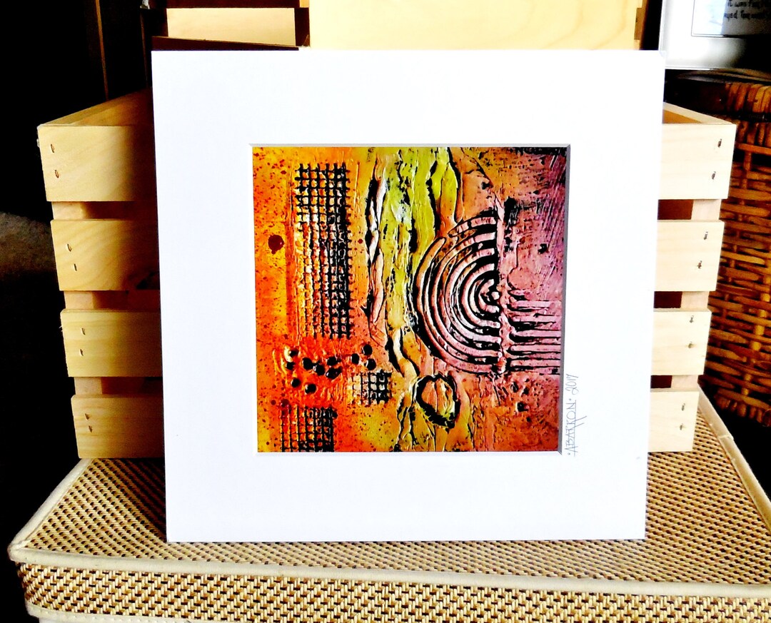 Digital Print of Original Artwork Painting canvas of Life...framed